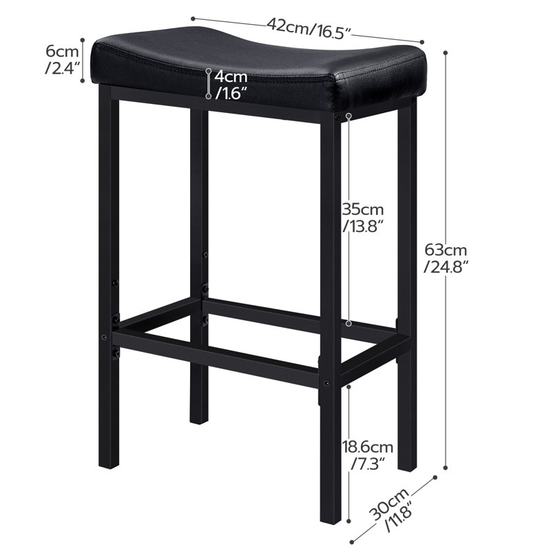  Tabouret de comptoir rembourré, chaises de bar