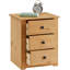 Ahriah 47cm W Solid Wood Bedside Table