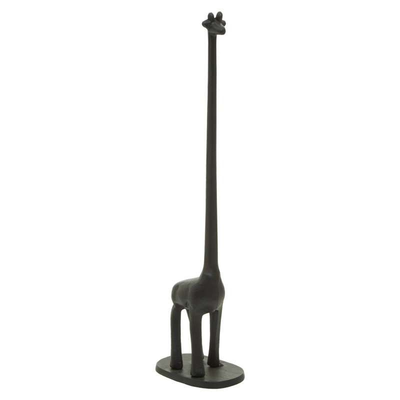 Edeline Free Standing Toilet Paper Holder, Black