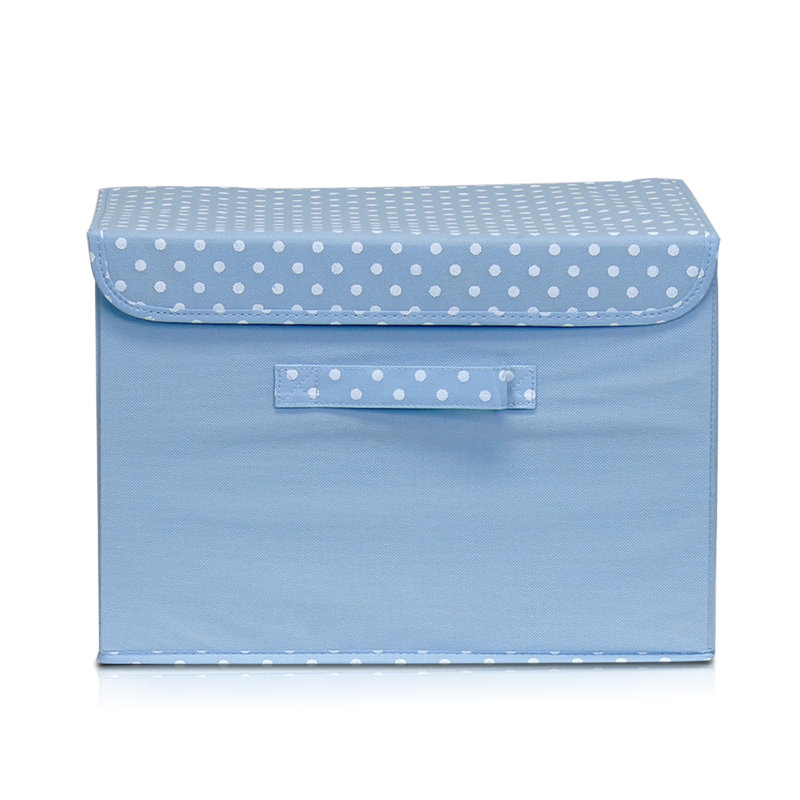Rebrilliant Fabric Decorative Bin, Blue