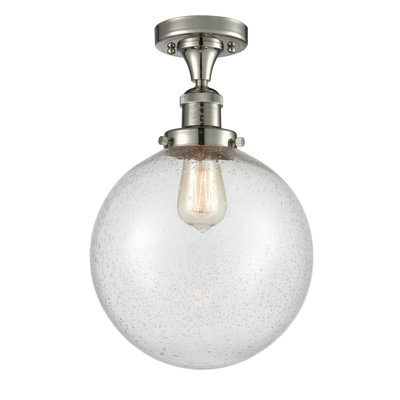 Clementina Glass Semi Flush Mount