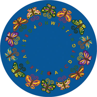 Tapis éducatif papillon