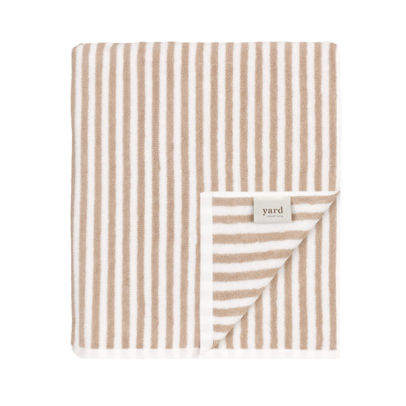 Hebden Bath Towel, Beige