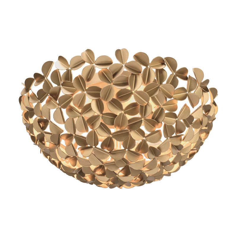 16'' Soft Gold Flush Mount