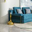 Petite table d'appoint ronde pour petits espaces, table basse, petite table basse, table de bout, plateau en verre trempé
