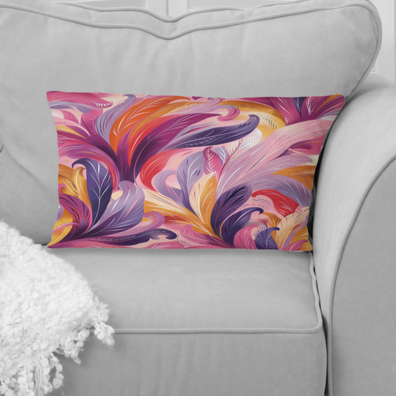 Coussin lombaire rose I