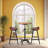 Garlen Solid Wood 26.38'' Counter Stool