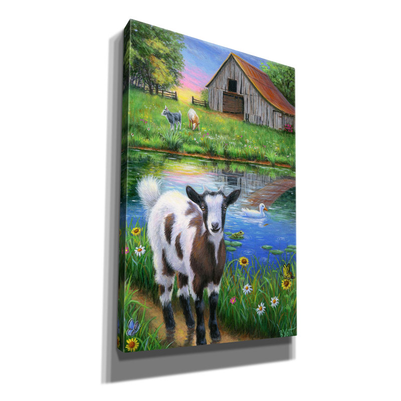 Ophelia & Co. «Sammy Summer Day» par Bridget Voth, art mural sur toile, H 40 po x l 26 po x P 1,5 po
