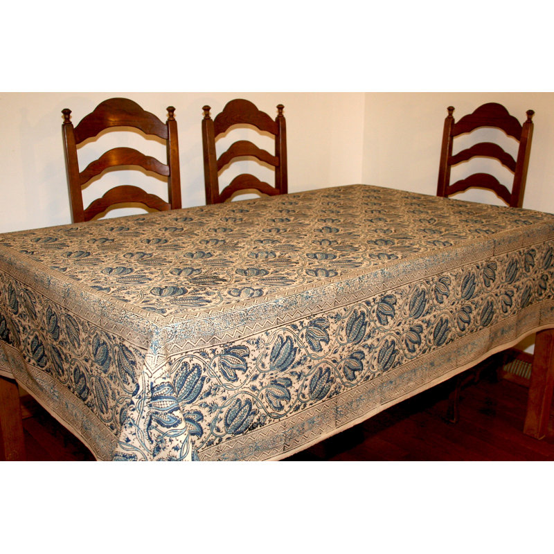 Veggie Block Tablecloth, 90" W x 60" L