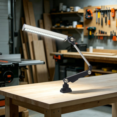 Lampe de tour industrielle pliable à DEL 6 000-6500K pour atelier et atelier de réparation automobile