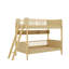 Lit superposé en bois de taille simple, livré avec 3 unités de rangement-2113327266
