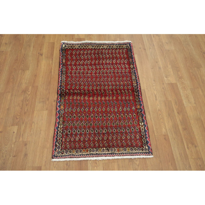 Vintage Traditional Handmade Rug 2x3