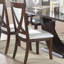 Chaise d'appoint Caityln au fini espresso