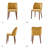 Kanalu Modern Dining Chair with Solid Wood Legs-1609469619