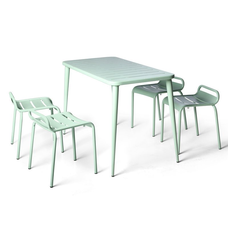 Chezney Patio Dining Set with Rectangular Table