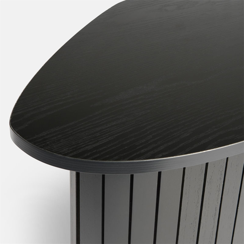 41cm W Manufactured Wood Bedside Table, Black
