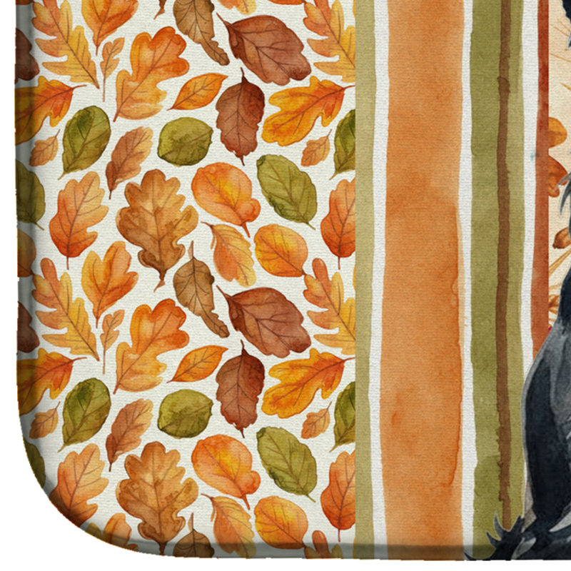 Tapis de séchage d'automne Scottish Terrier Heirloom