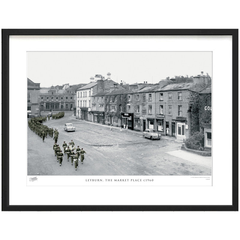 Leyburn, The Market Place C1960 - Single Picture Frame Print, 45cm H x 60cm W x 2.3cm D