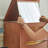 16.54"Retro brown-yellow solid wood storage cabinet with multiple compartments-1413445029