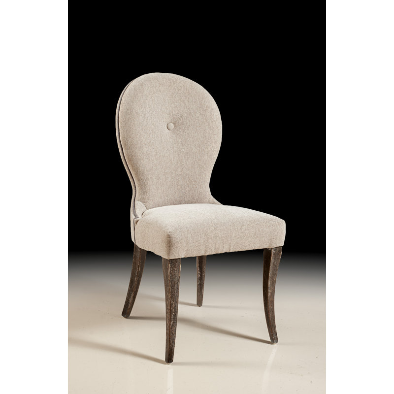 Upholstered Side Chair in Ivory
