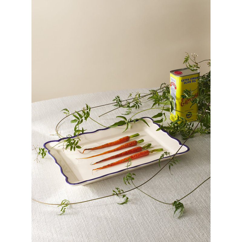 Jane Handpainted Rectangular Platter