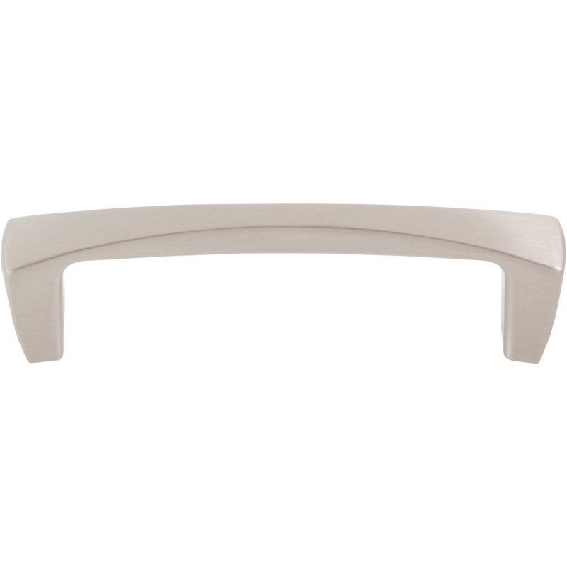 Poignée en arc 3 3/4 po Curtiss, Nickel satiné