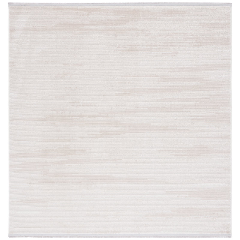 Ebben Whisper Performance Abstract Rug, Square 6'7"