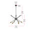 Elena 6 - Light Black Pendant-360107301