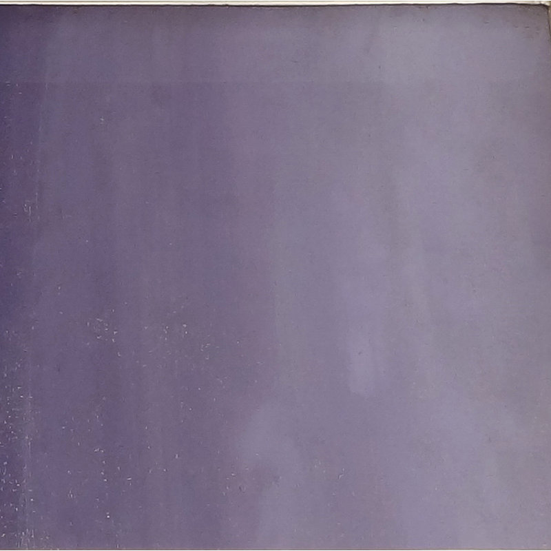 Handmade Reverse Painted Mirror Tray with Handles in Purple Ombre - Medium