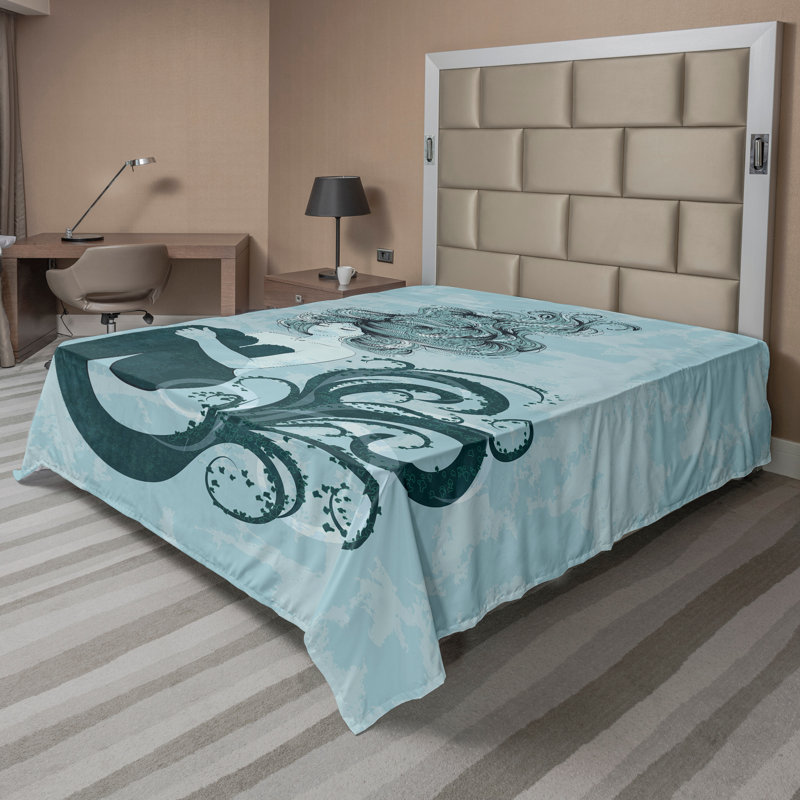 Drap plat Ambesonne Mermaid
