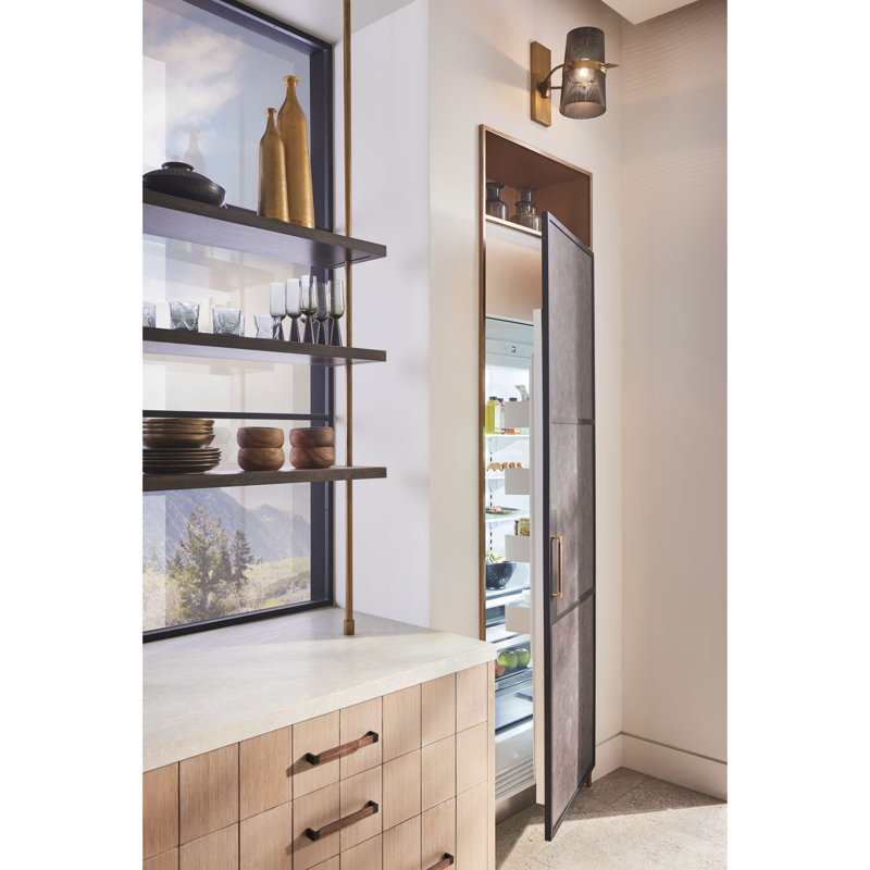 Monogram Premium Column Pair: 24" W Freezer Column + 30" W Refrigerator Column, Panel Ready, No