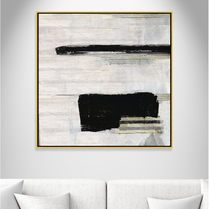 «La Bande II» par Sally Swatland, Or, H 37,5 po x l 37,5 po