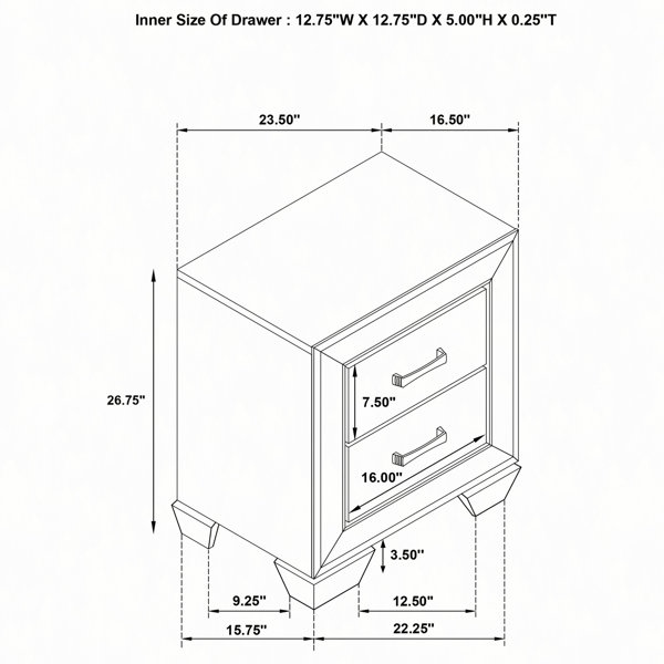 Dimensions du produit