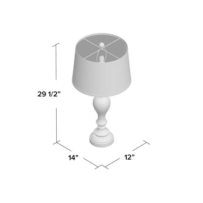 Ahlers Resin Table Lamp