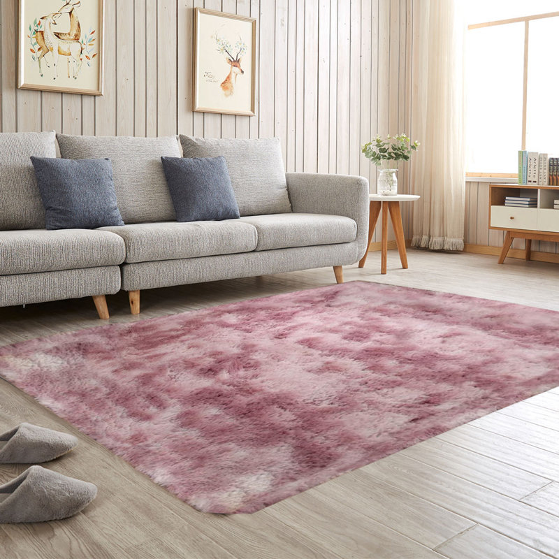 Tapis décoratif à poils longs pour la chambre à coucher pour enfants 5X8 pieds Home Decorate