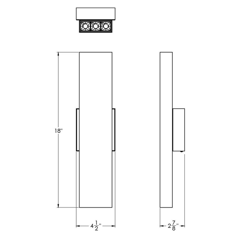 Abbiney LED Wall Light, 15 W, 5000 K