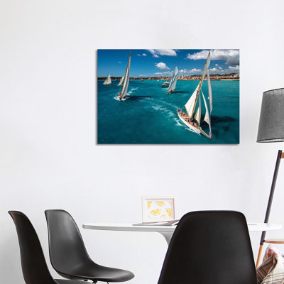 Race Start by Marc Pelissier - Gallery-Wrapped Canvas Giclée on Canvas