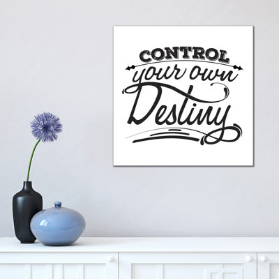Control Your Destiny I 1 Piece Wall Art on Canvas
