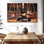 «Gavel And Scales», reproduction sur toile-98978505
