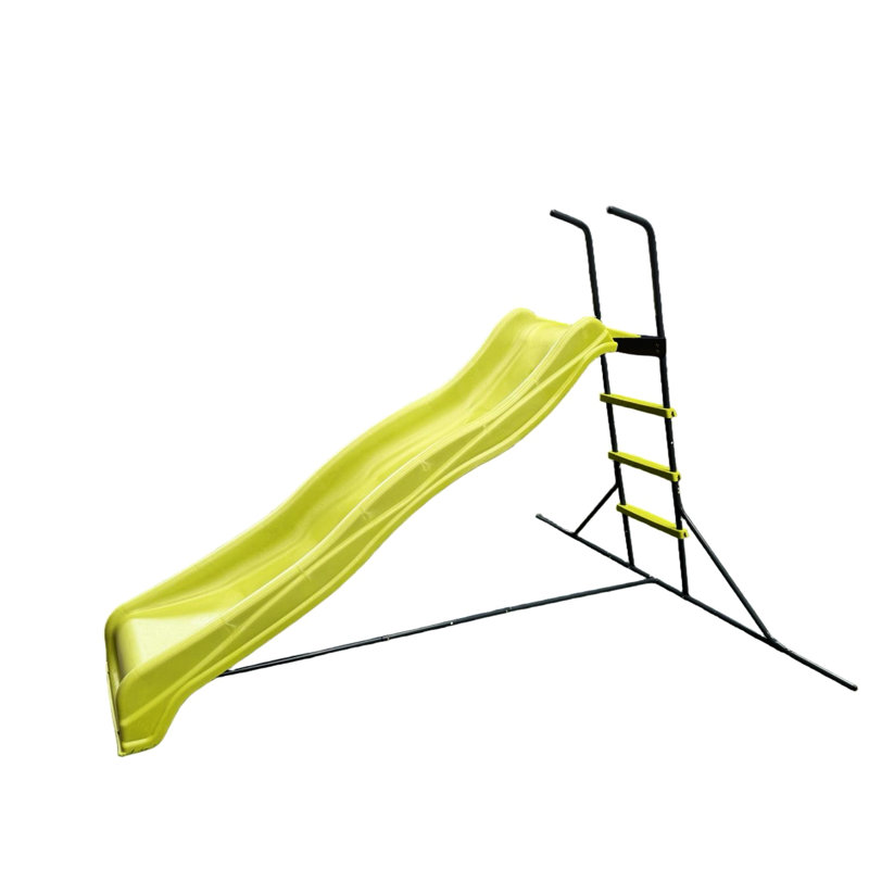 Glissière en plastique de 2,2 m pour l'intérieur - autoportante avec composants, glissade et entrée sécuritaire, structure principale, surface lisse