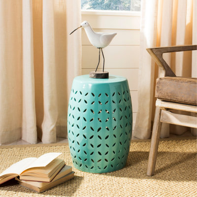 Tabouret de jardin en céramique Feliciana