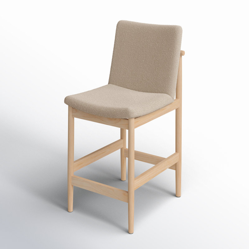 Tabouret de comptoir Daffodil Boucle, Gruau
