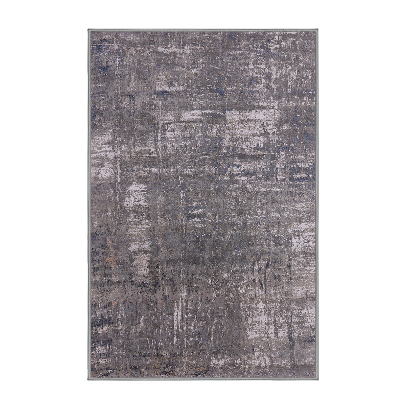 Tapis gris foncé Brecon, Tapis de couloir 2 pi x 5 pi