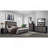 SOLUTO GREY AND BLACK NIGHTSTAND