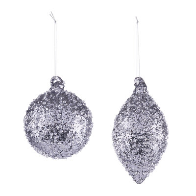 Glass Ball Ornament Set (Set of 6)