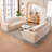 6 - Piece Modular Compression Upholstered Boneless Sectional-894064463