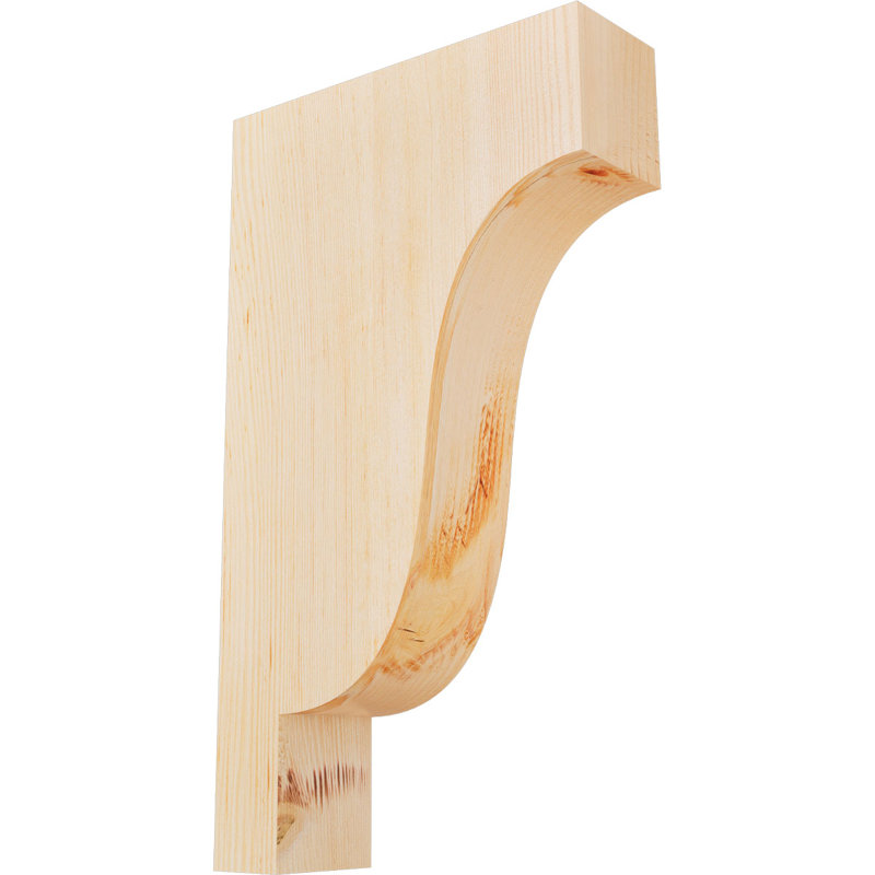 Newport Corbel, H 20 po x l 3,5 po x P 12 po, Sapin de Douglas, Lisse