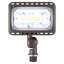 Projecteur en métal foncé bronze