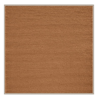Machine Washable Solid Brown Area Rug