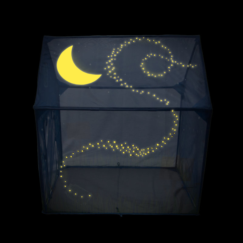 Glow-in-the-Dark Firefly Mesh Playhouse Tent